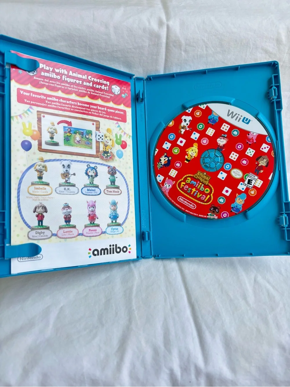 Nintendo Animal Crossing Amiibo Festival WiiU game